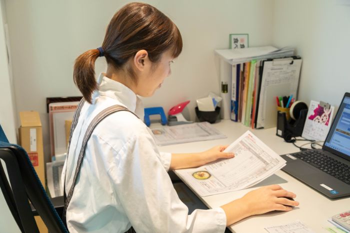 社員食堂栄養士の正面画像